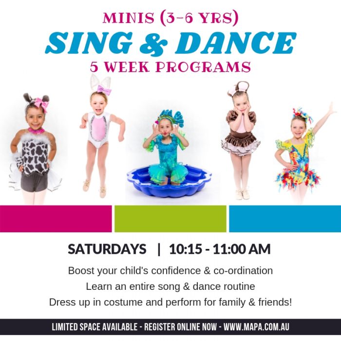 Minis Sing & Dance 5 week program